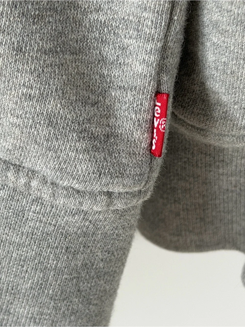 Levi’s Heather Grey Cardigan sweatshirt